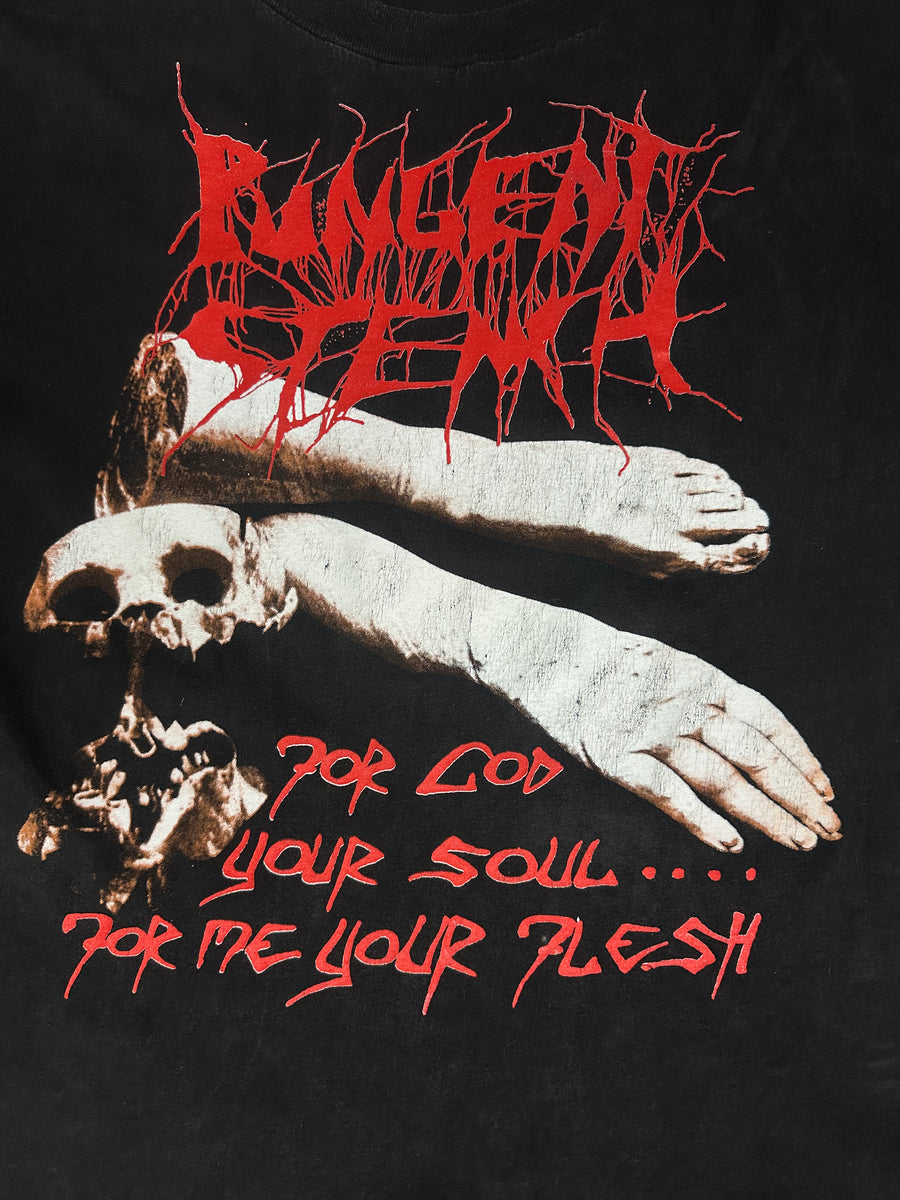 Vintage 1990 Pungent Stench For God Your Soul T-Shirt