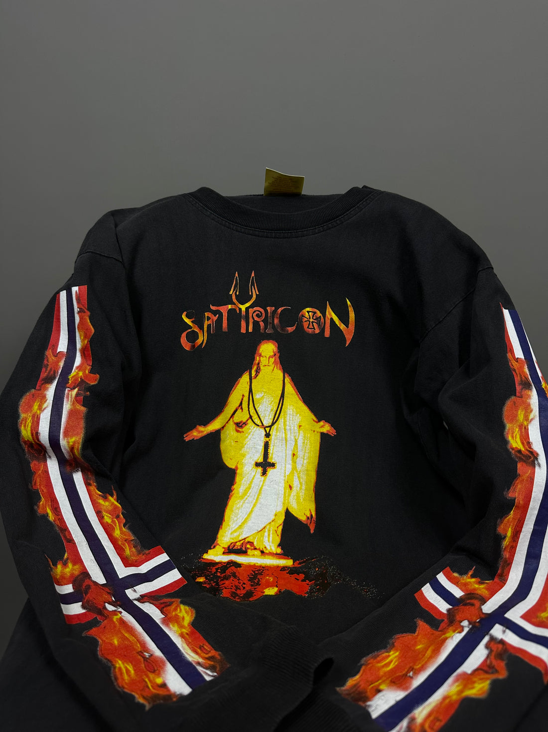 Satyricon 1994 Mot Kvitekrist Vintage Longsleeve