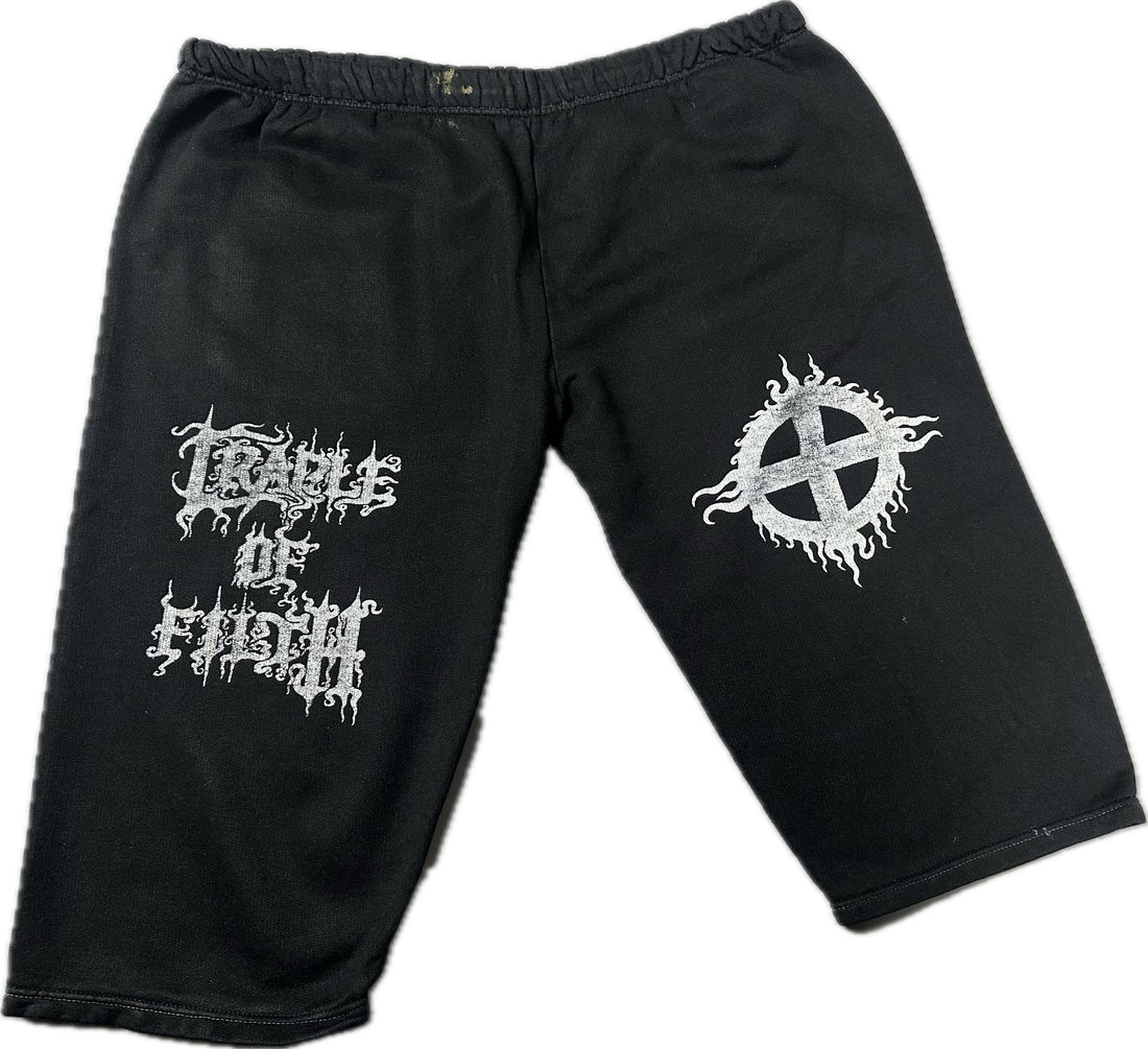Vintage 90s Cradle of Filth Bootleg Shorts