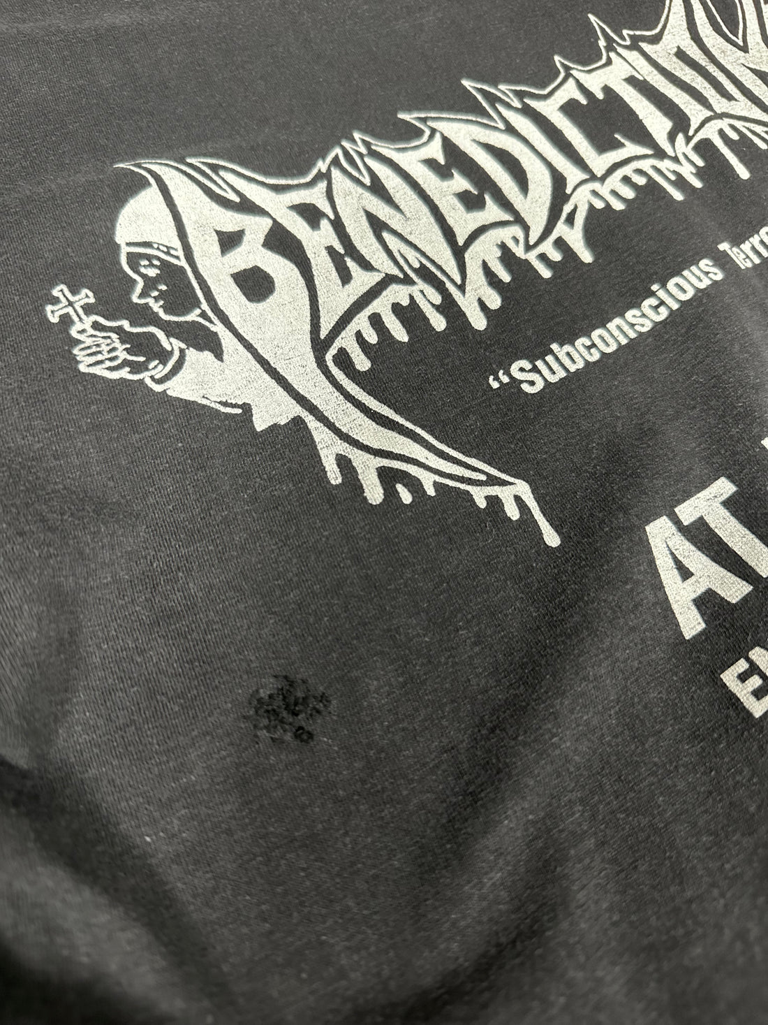 Vintage 1990 Benediction Subconscious Terror T-Shirt
