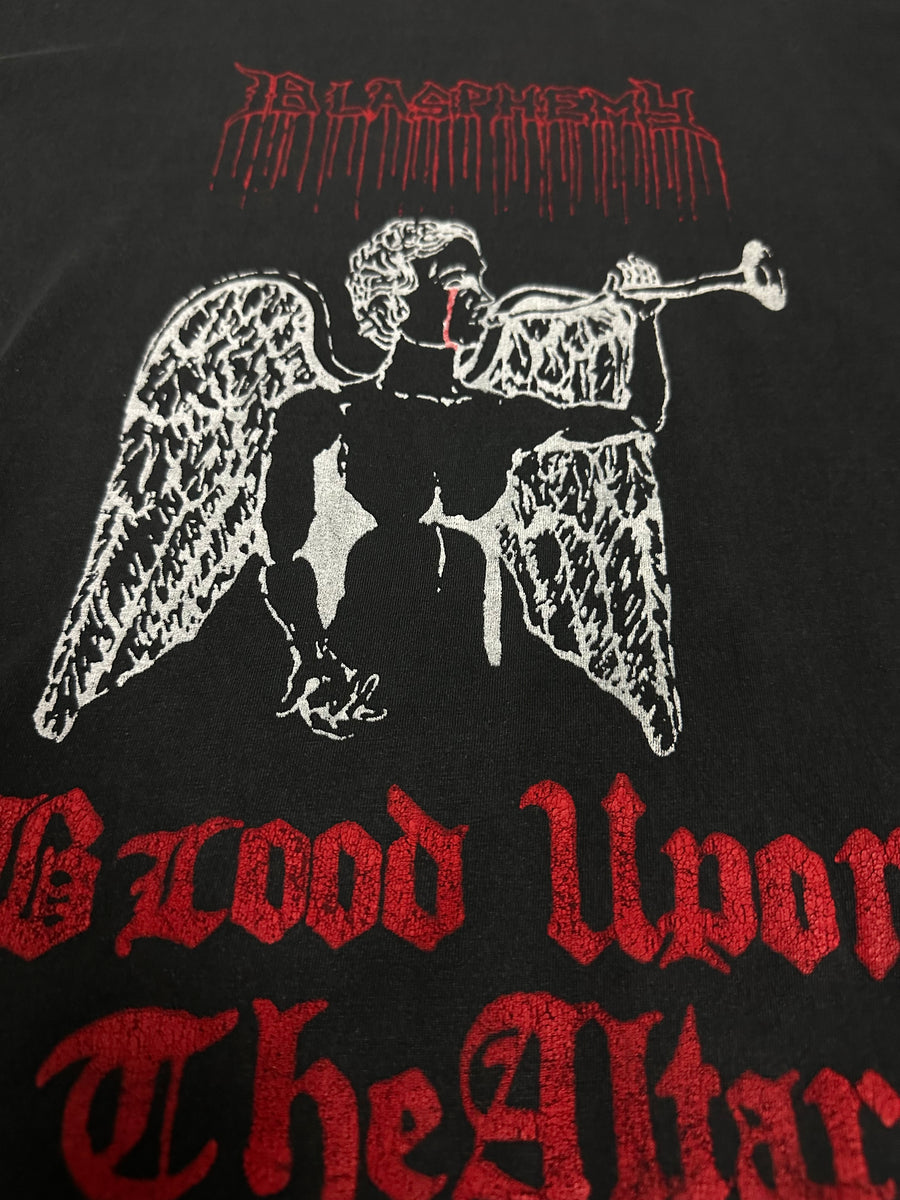 Vintage 1990s Blasphemy Blood Upon The Altar T-Shirt