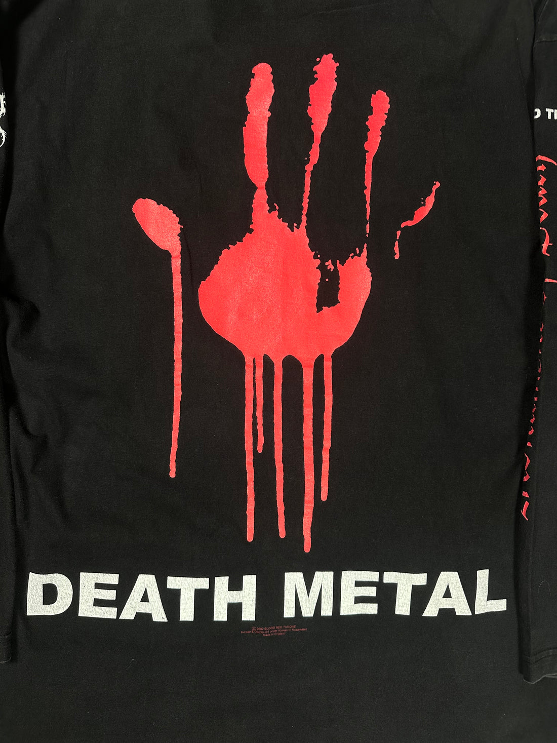 Vintage 2003 Blood Red Throne Longsleeve