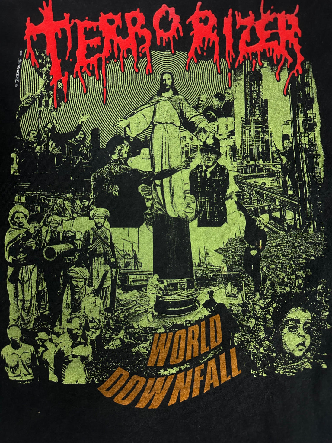 Vintage 1990 Terrorizer World Downfall Longsleeve