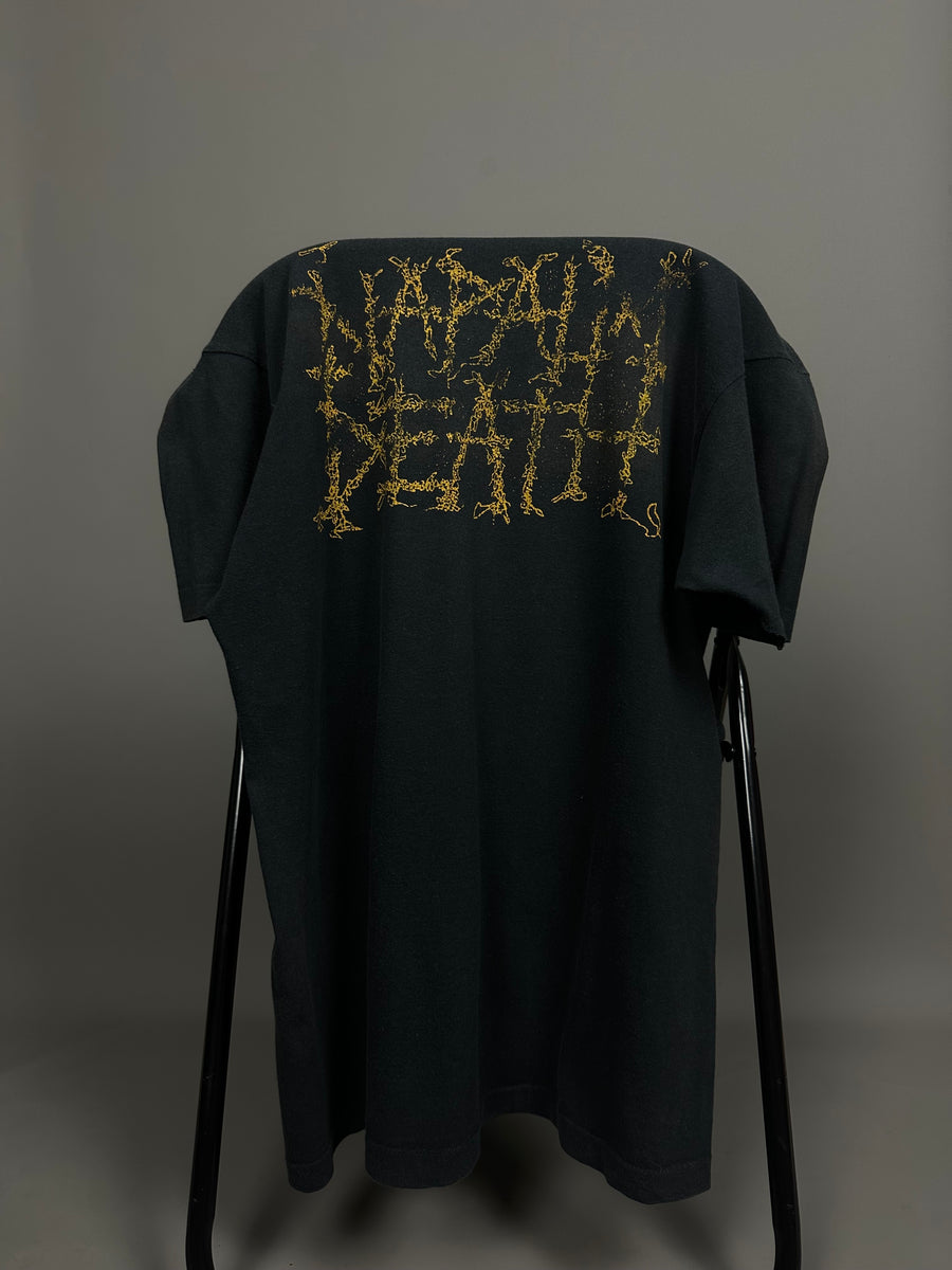 Vintage 1990 Napalm Death Harmony Corruption T-Shirt