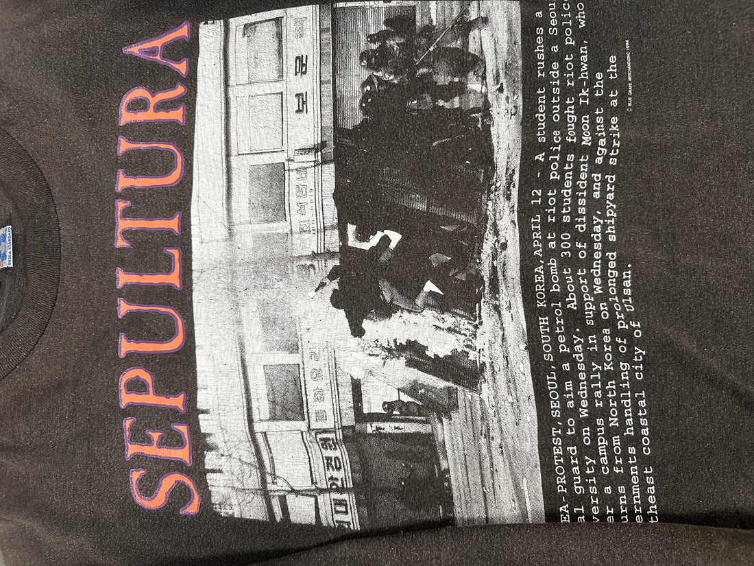 Vintage 1994 Sepultura Refuse/Resist Longsleeve