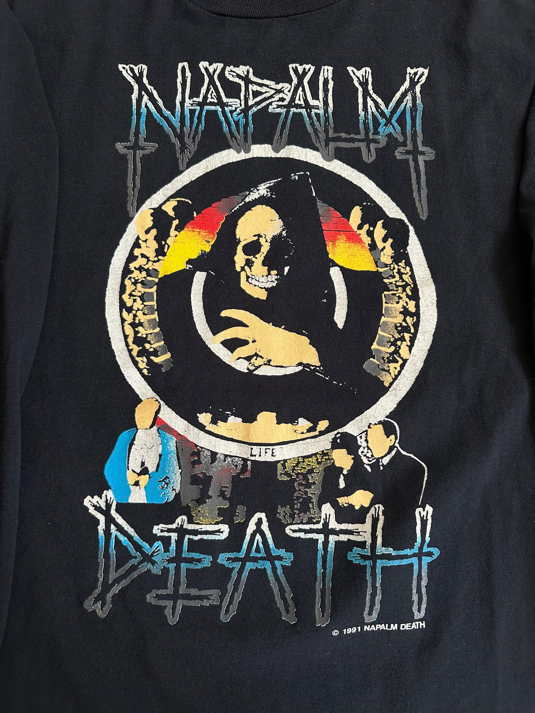 Vintage 1991 Napalm Death US Tour Longsleeve