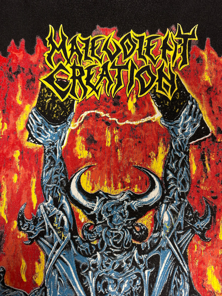 Malevolent Creation 1991 European Tour Vintage T-Shirt