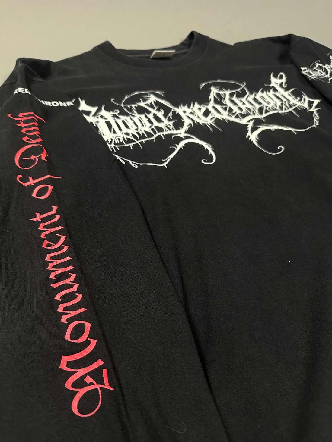 Vintage 2003 Blood Red Throne Longsleeve