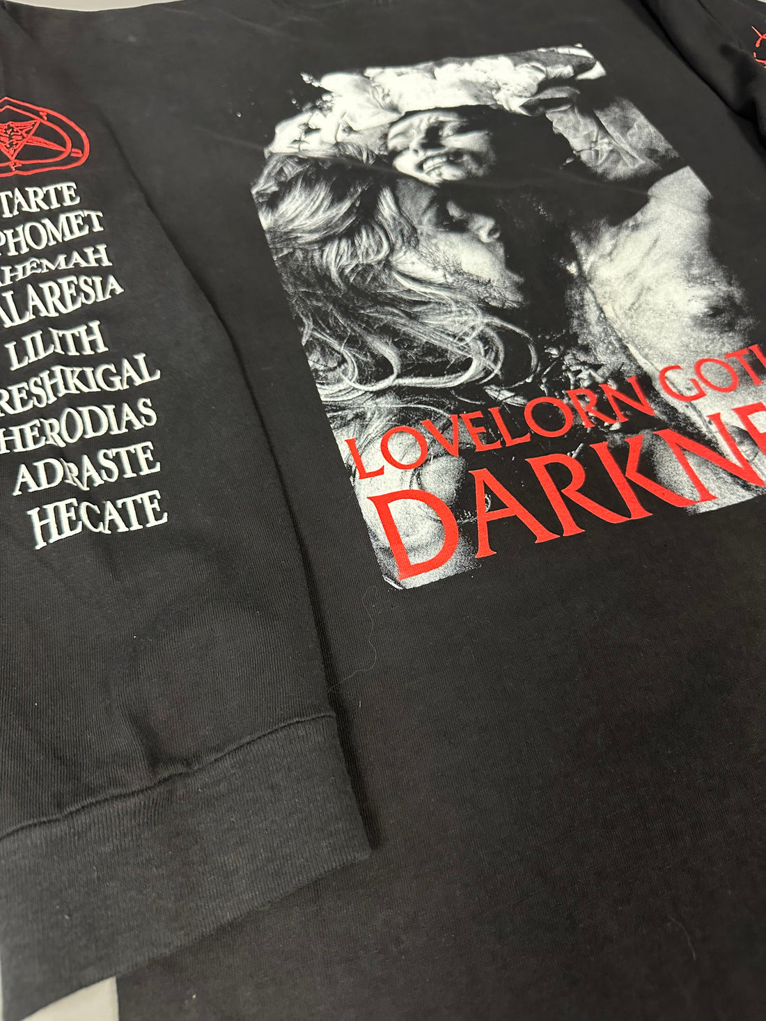 Vintage 1996 Cradle of Filth Black Goddess Longsleeve