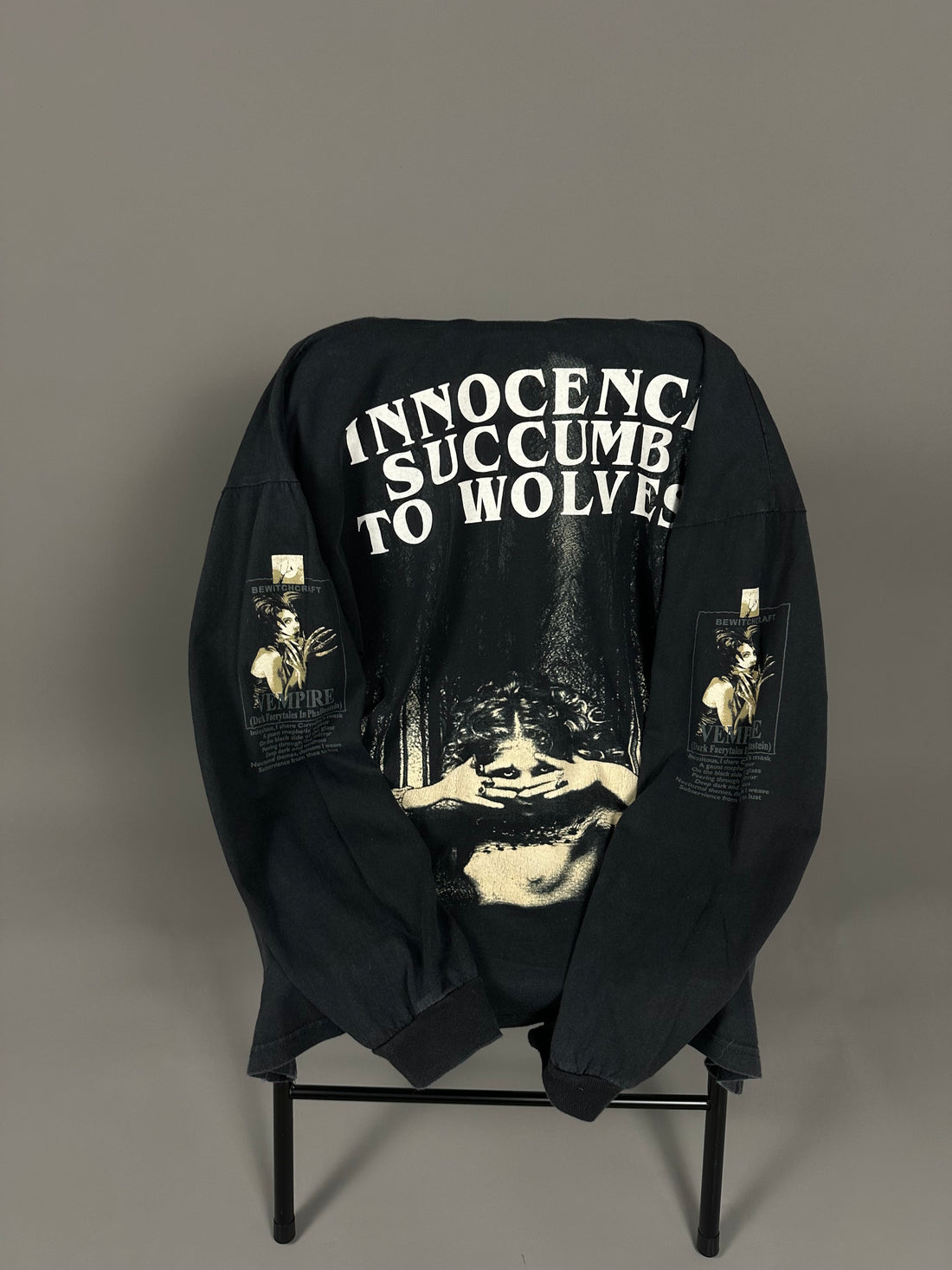 Vintage 1995 Cradle of Filth Fairytales Wolves Longsleeve