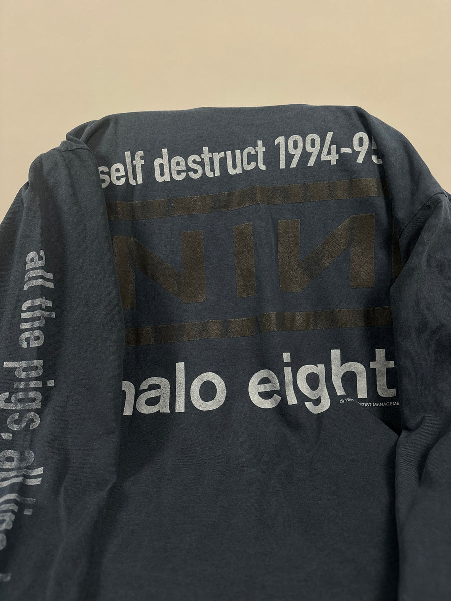 Vintage 1994 Nine Inch Nails Halo Eight Downward Spiral Longsleeve