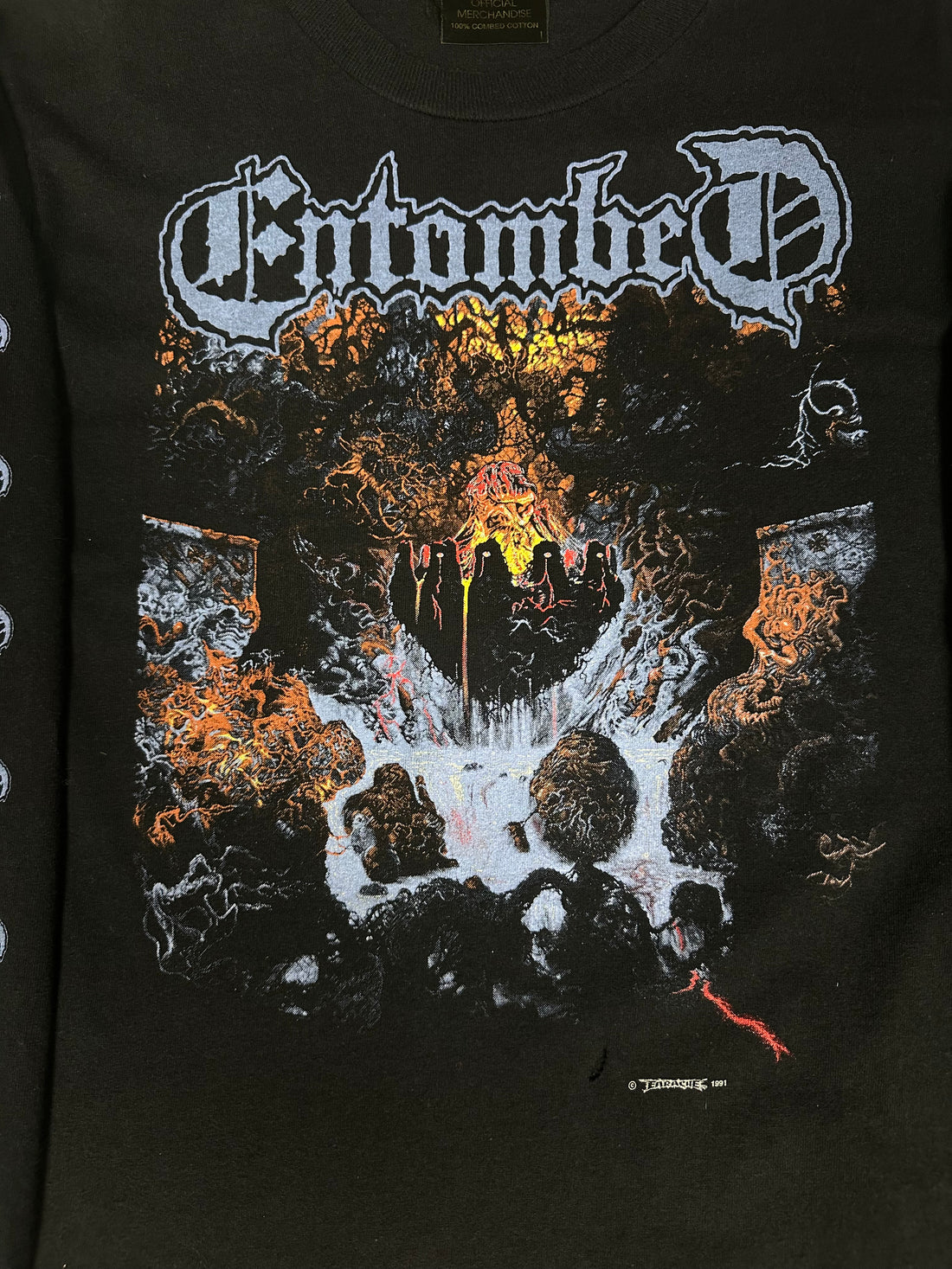 Vintage 1991 Entombed Clandestine Longsleeve