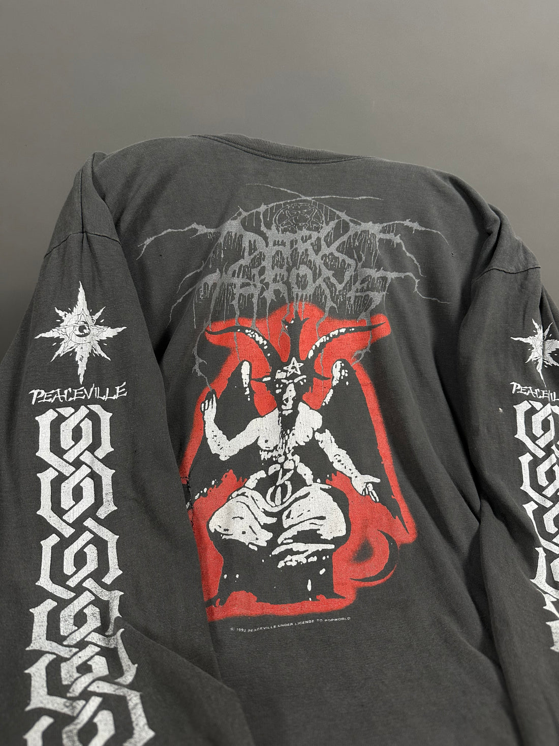 Vintage 1992 Darkthrone Wolfs Among Sheep Longsleeve