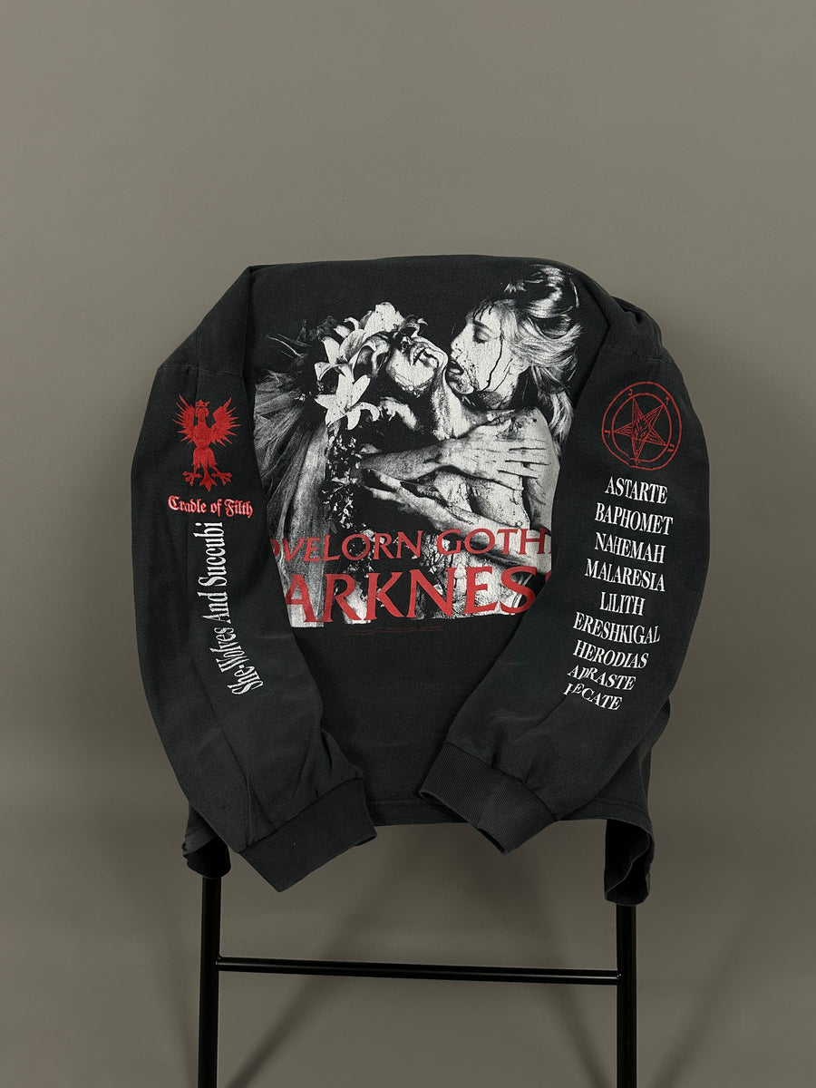 Vintage 1996 Cradle of Filth Black Goddess Longsleeve