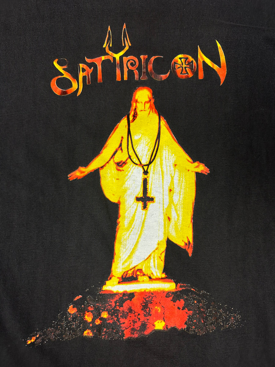 Satyricon 1994 Mot Kvitekrist Vintage Longsleeve