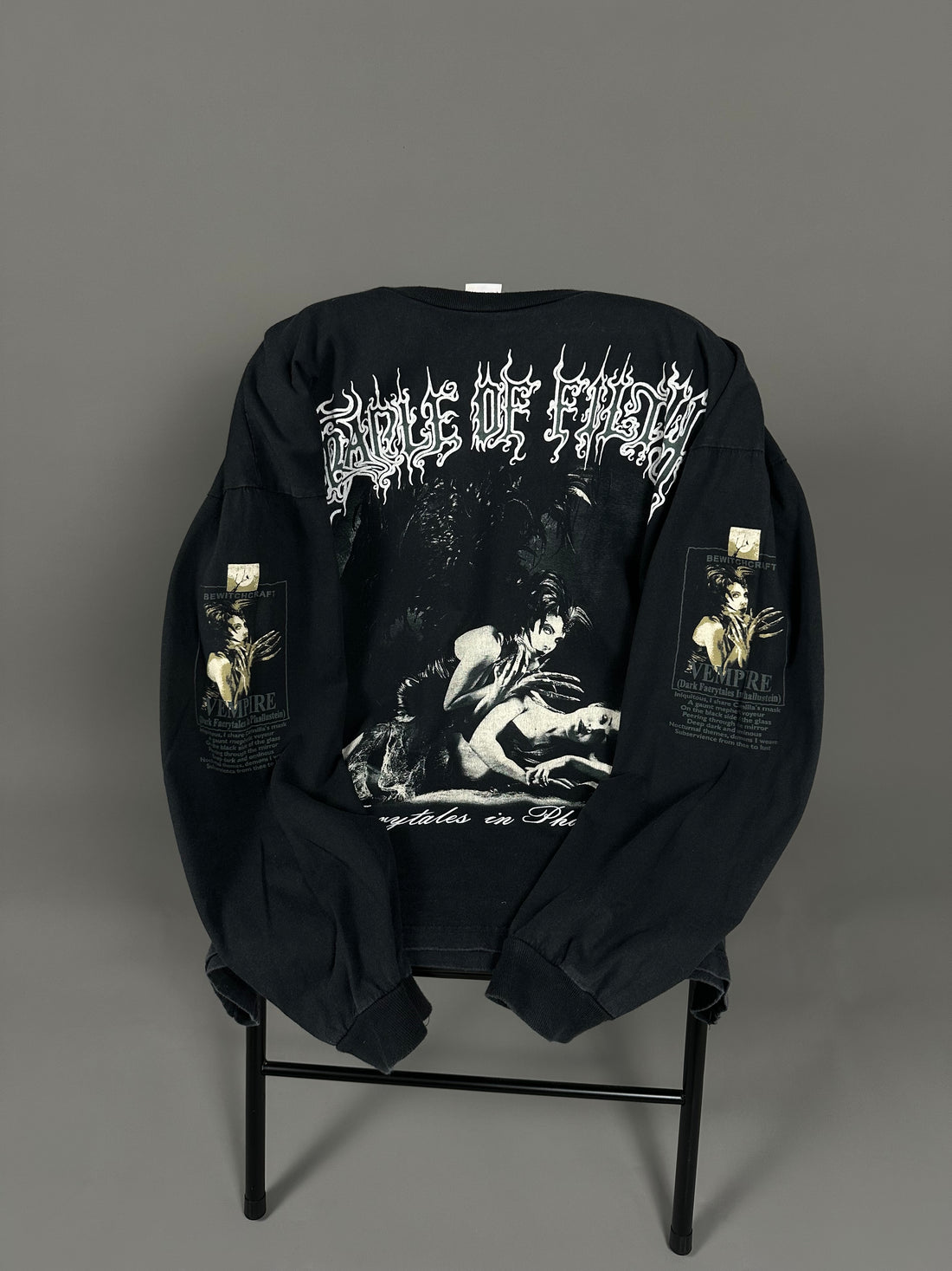 Vintage 1995 Cradle of Filth Fairytales Wolves Longsleeve
