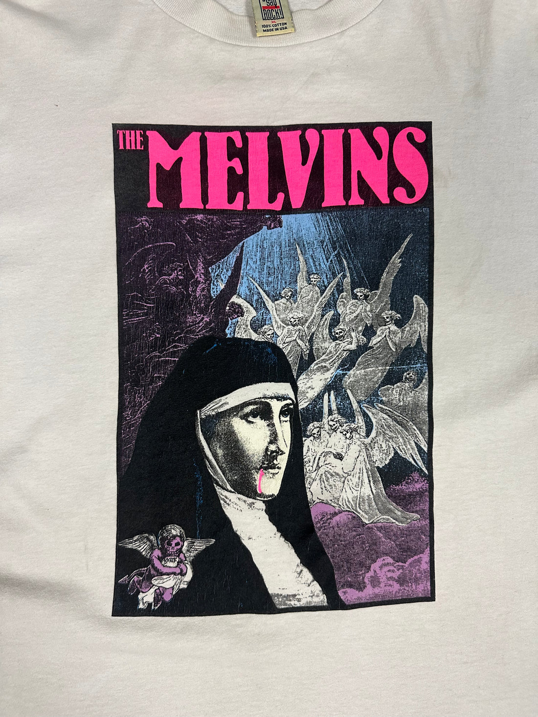 Melvins 1993 Frank Kozik Nun Vintage T-Shirt