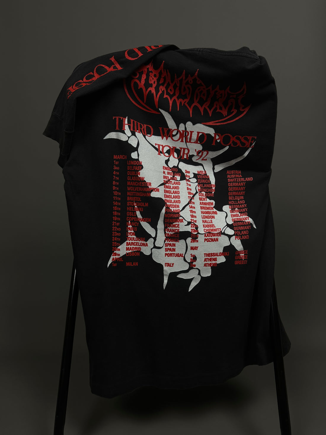 Vintage 1992 Sepultura Third World Posse Longsleeve
