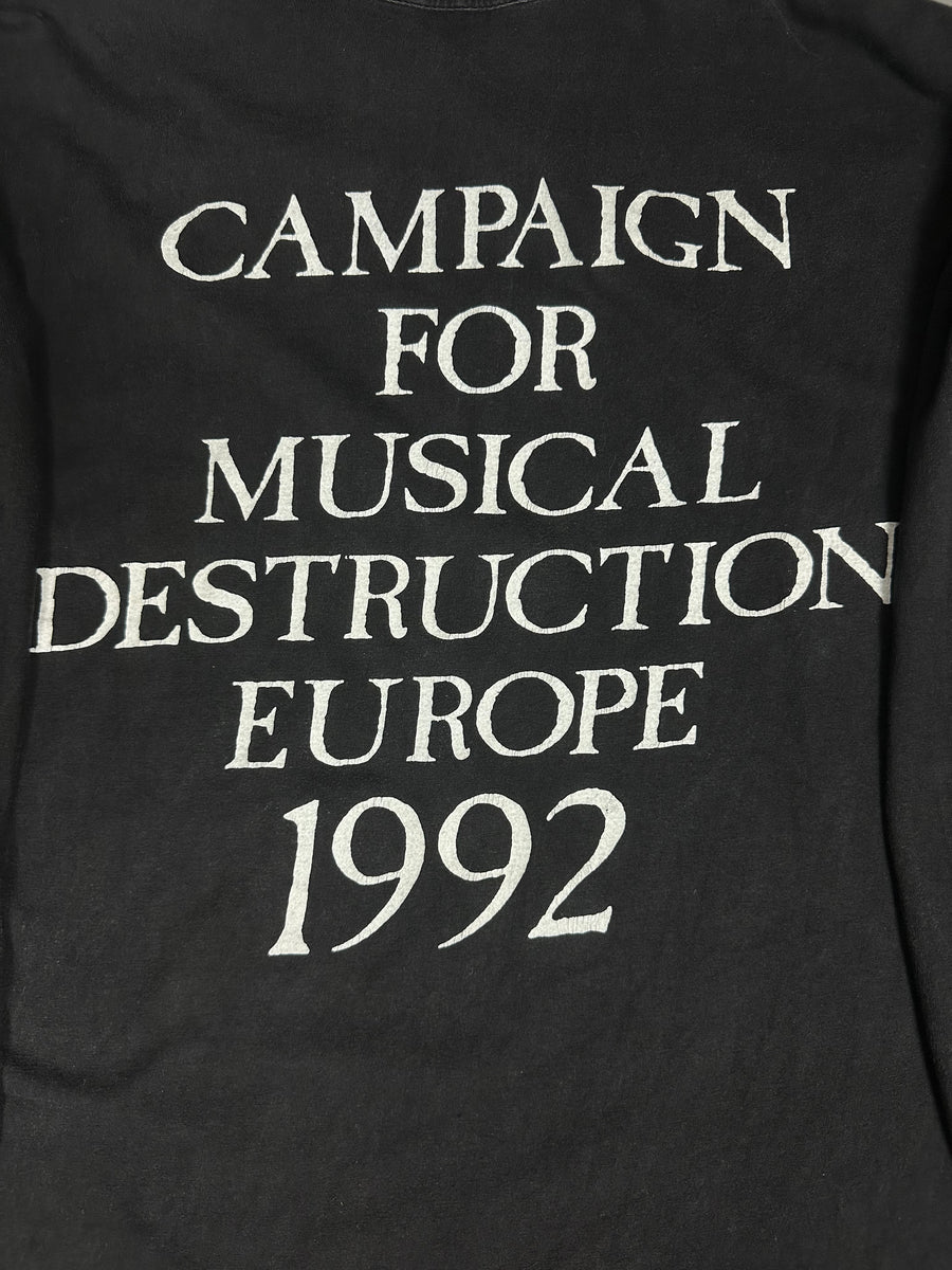 Vintage 1992 Napalm Death Europe Tour Longsleeve