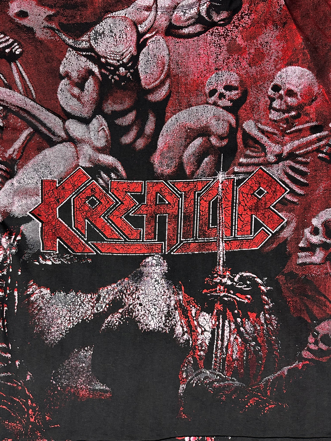 Kreator 1990 Pleasure To Kill Vintage All Over Print T-Shirt
