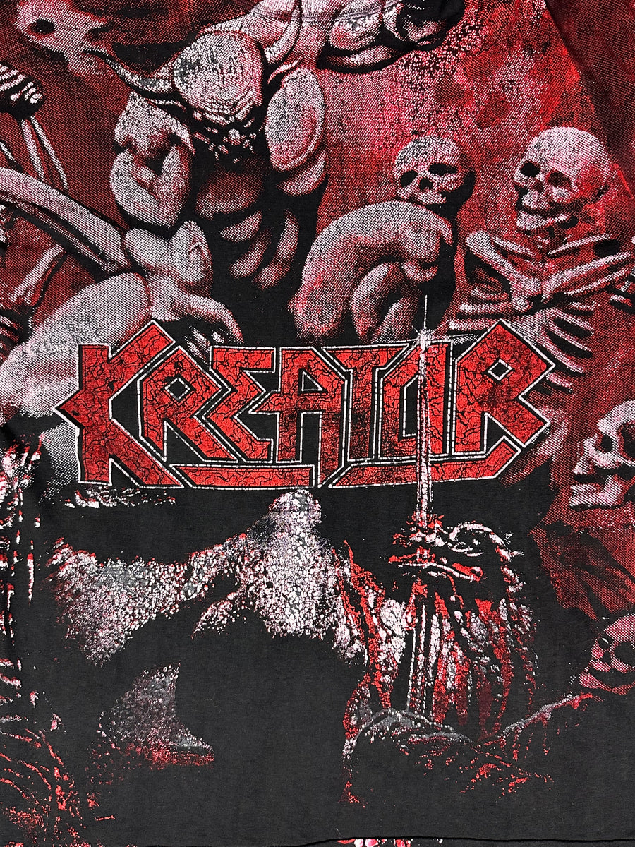 Kreator 1990 Pleasure To Kill Vintage All Over Print T-Shirt