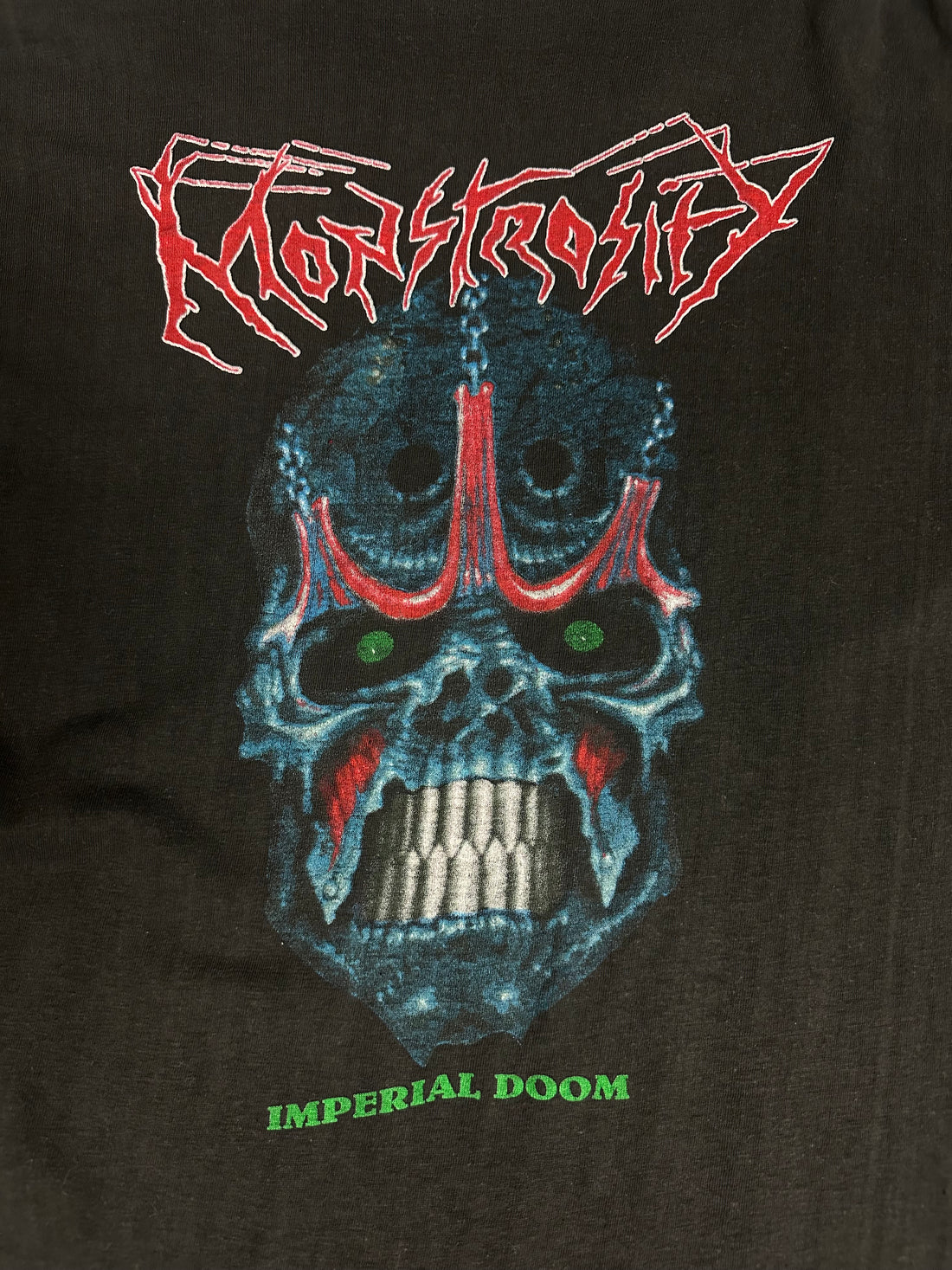 Vintage 1992 Monstrosity Imperial Doom T-Shirt