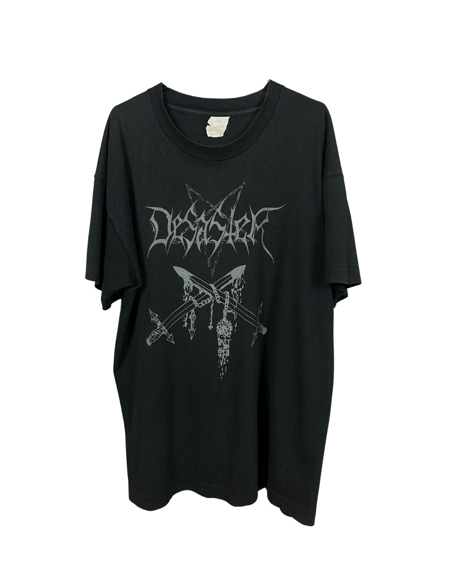Desaster 1990s In League With Vintage T-Shirt