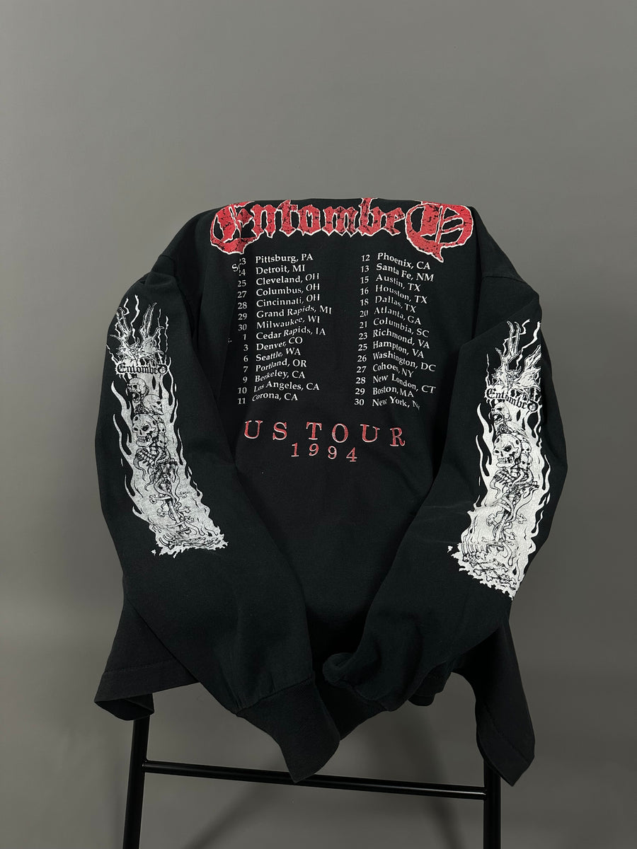 Vintage 1994 Entombed US Tour Longsleeve