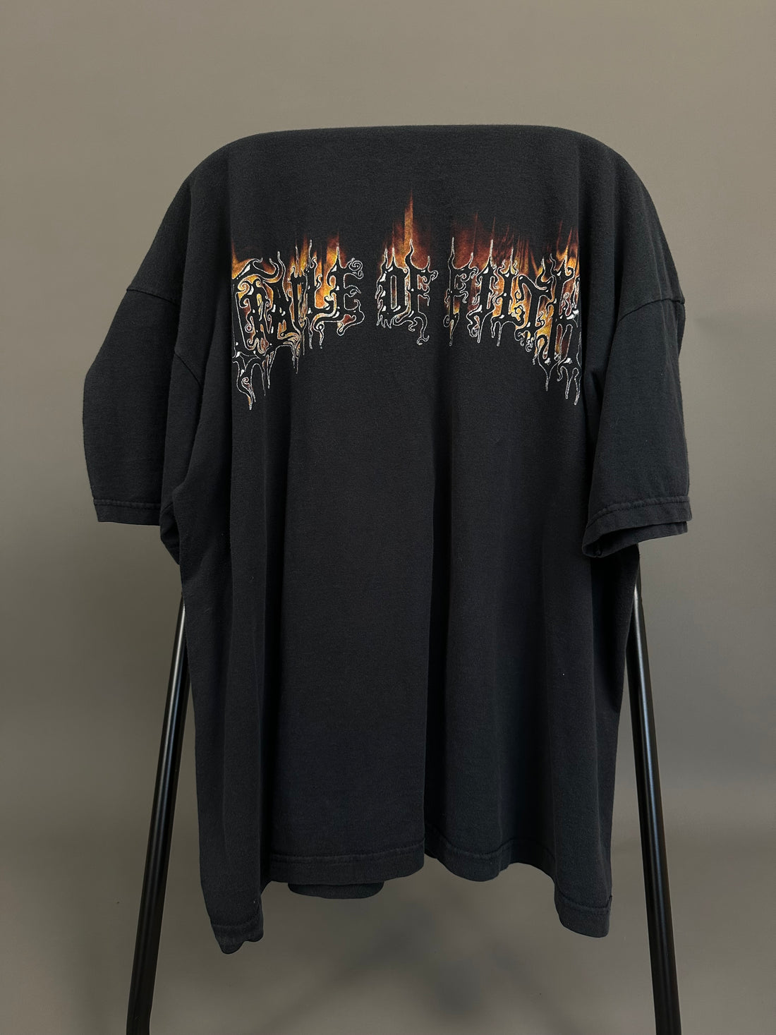 Vintage 2000 Cradle of Filth Burning Logo T-Shirt