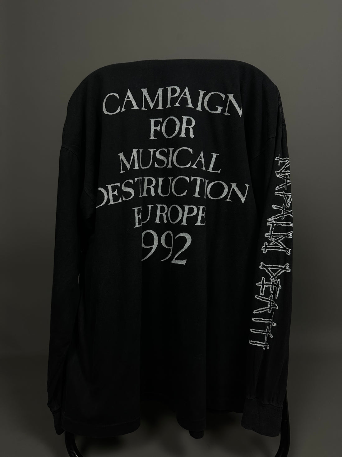 Vintage 1992 Napalm Death Europe Tour Longsleeve