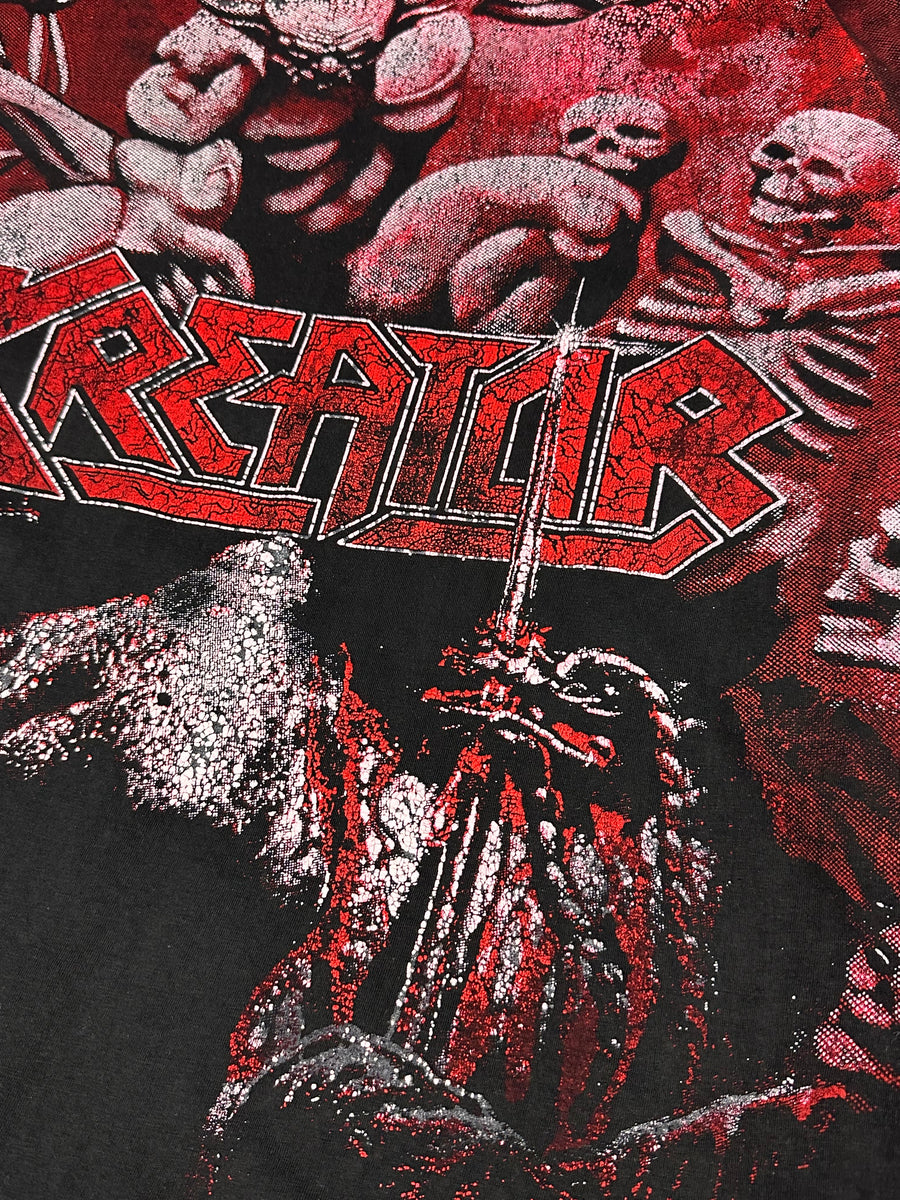 Kreator 1990 Pleasure To Kill Vintage All Over Print T-Shirt