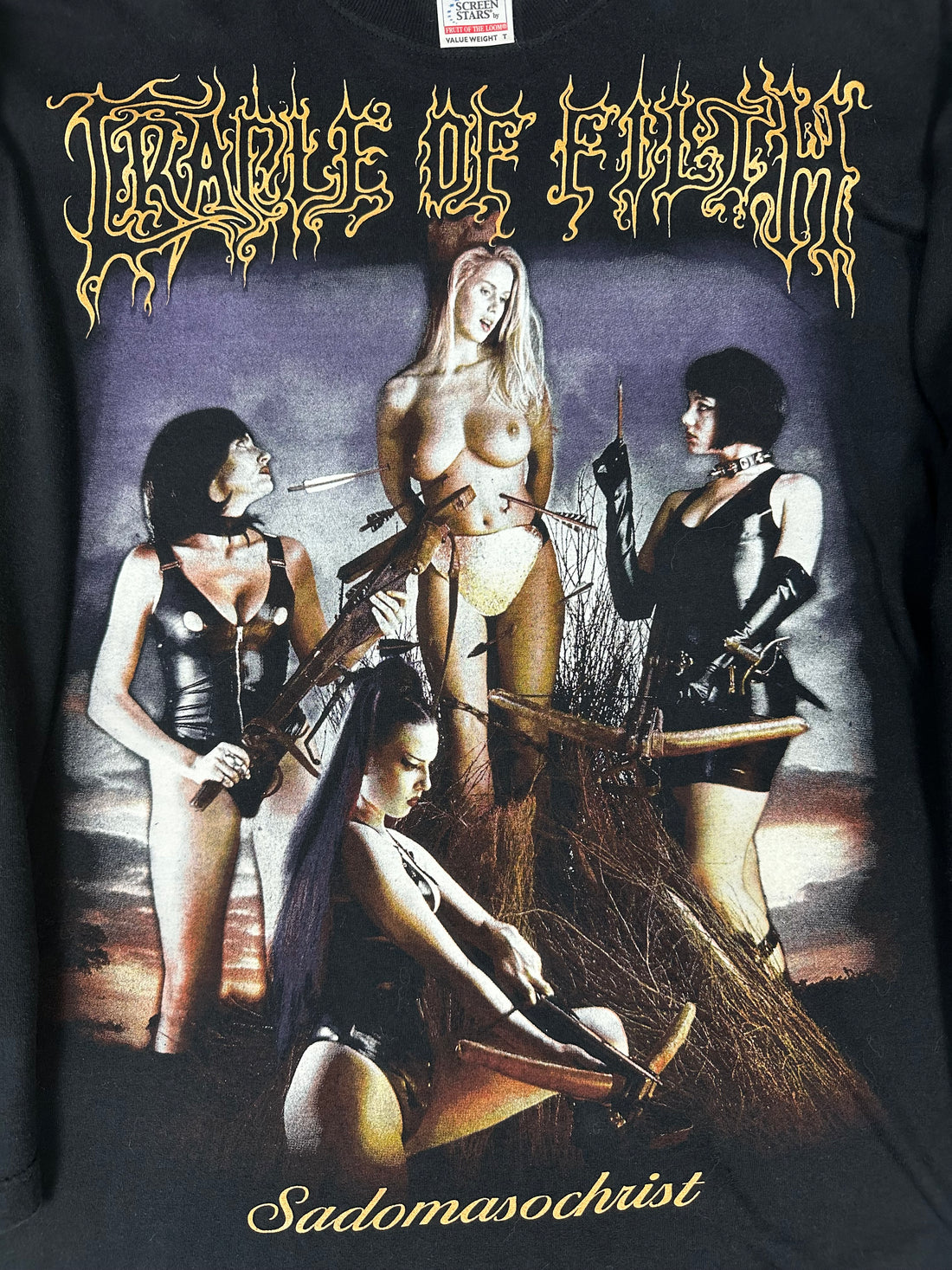 Vintage 1998 Cradle of Filth Sin To Be Forgiven Longsleeve
