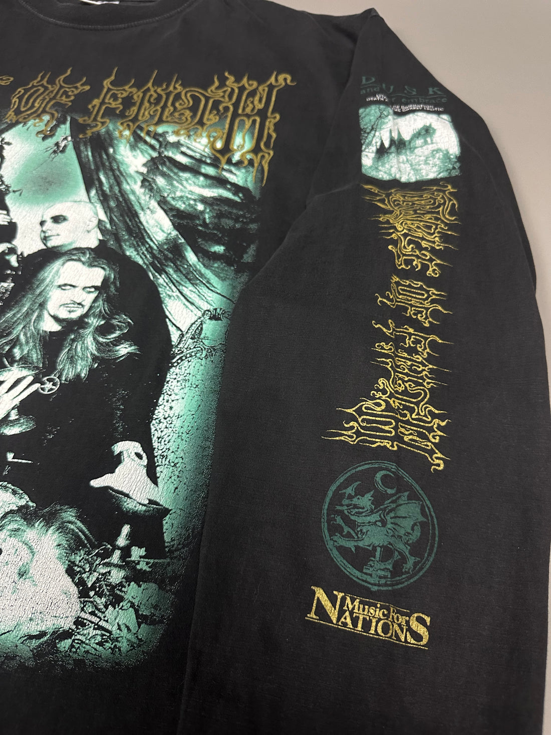 Vintage 1996 Cradle of Filth Funeral Carpathia Longsleeve