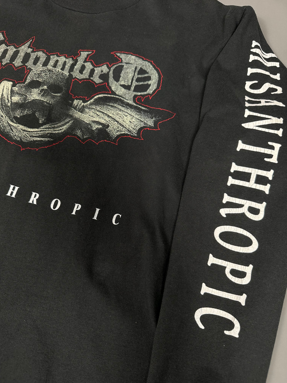 Vintage 1994 Entombed Canada Tour Wolverine Blues Longsleeve