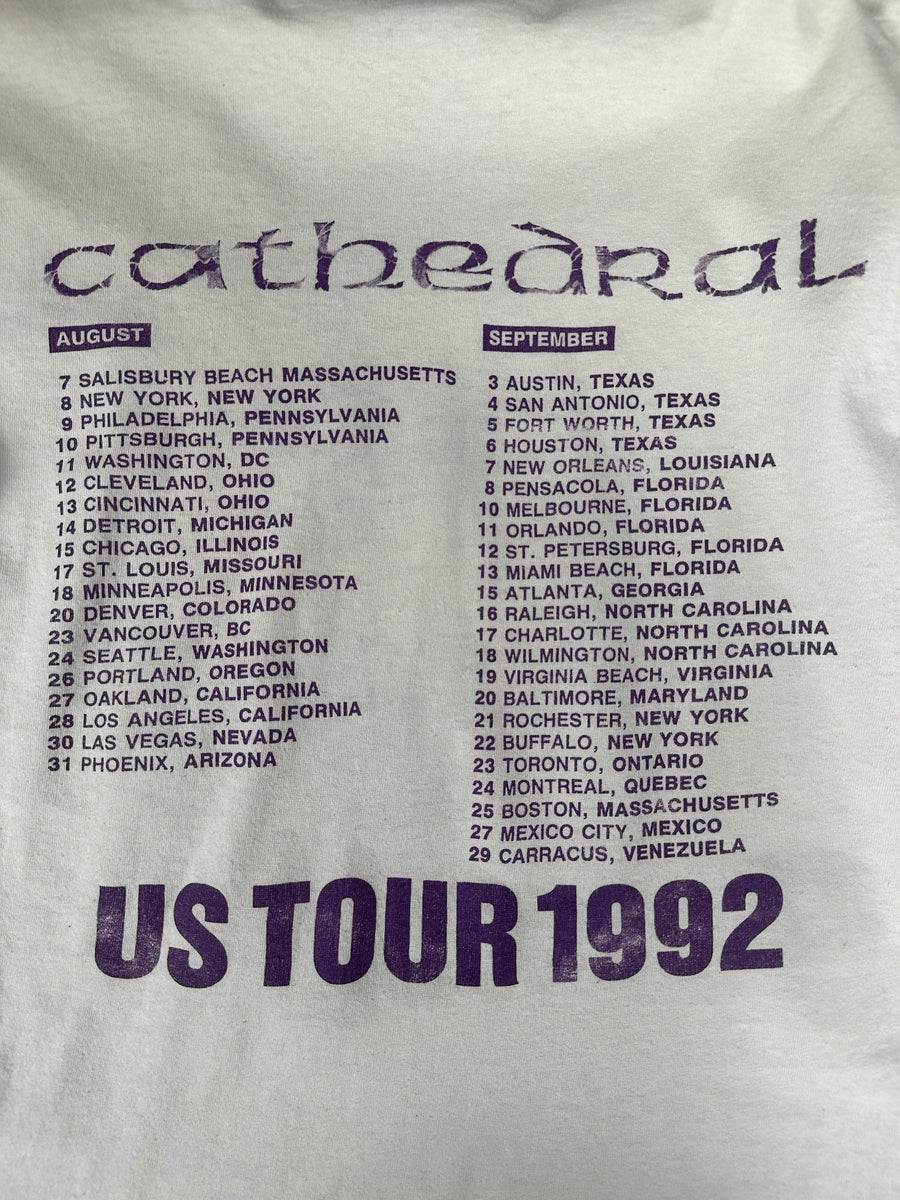 Vintage 1992 Cathedral US Tour Longsleeve