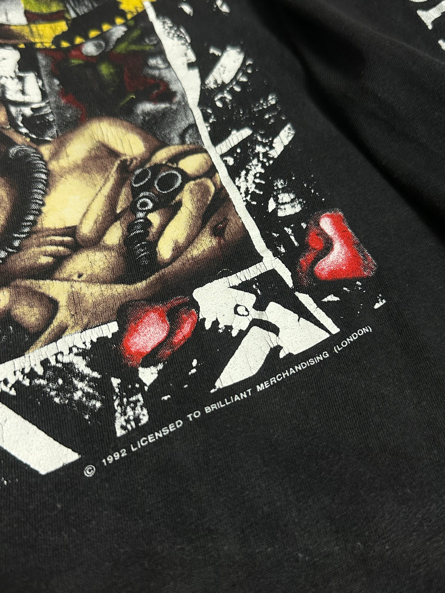 Vintage 1992 Napalm Death Europe Tour Longsleeve