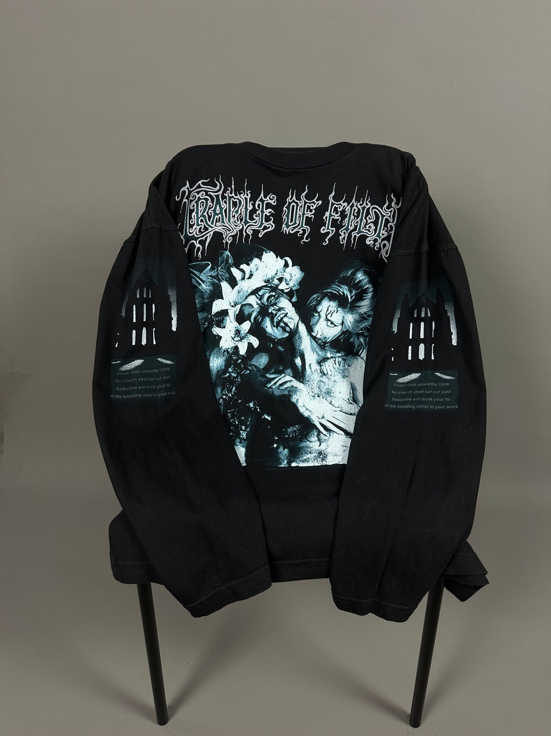 Vintage 1996 Cradle Of Filth Vampyric Evil Longsleeve