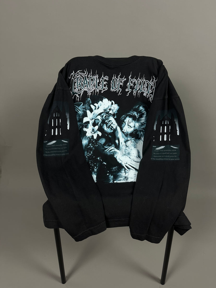 Vintage 1996 Cradle Of Filth Vampyric Evil Longsleeve
