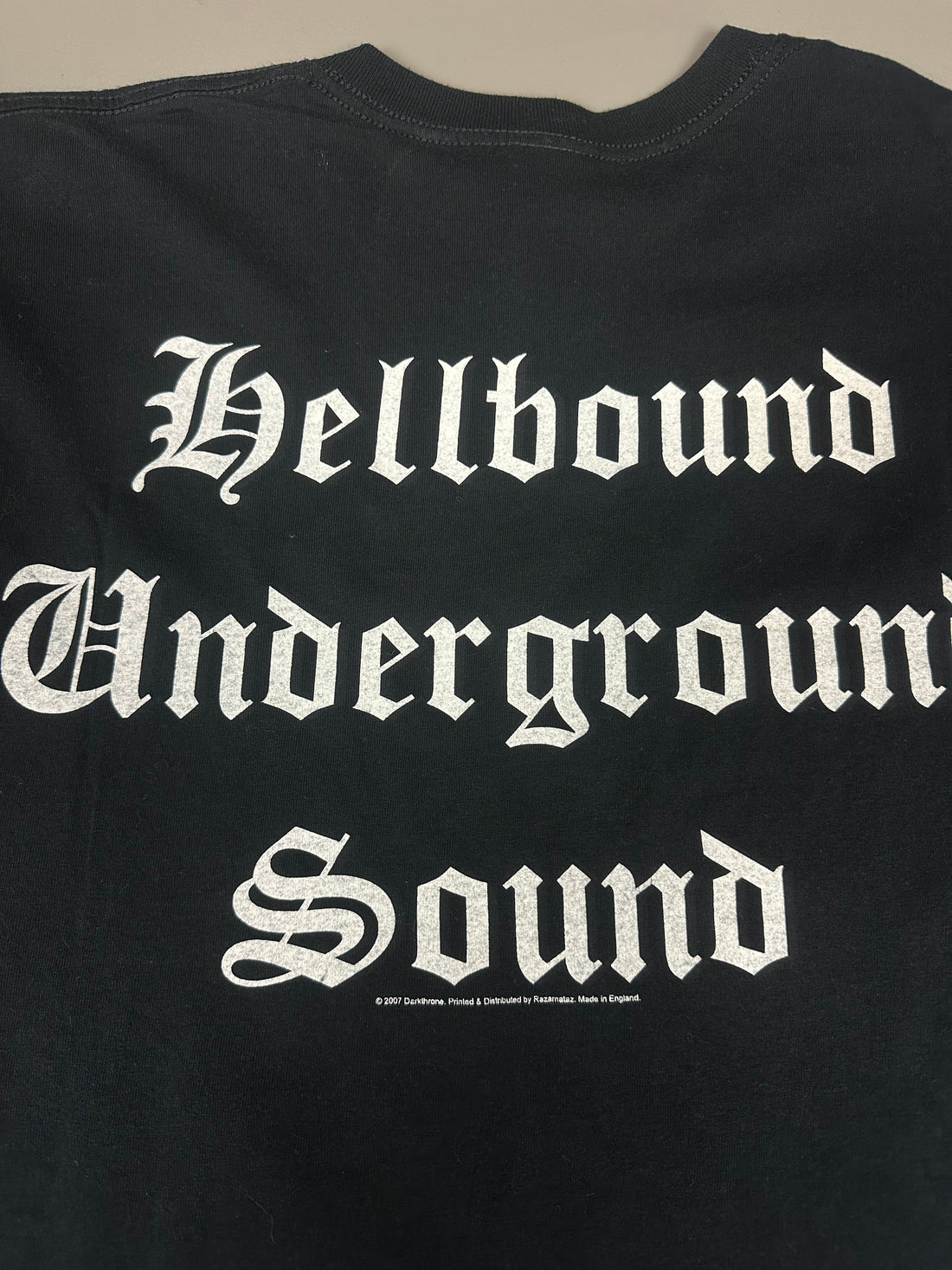 Darkthrone 2007 Hellbound Underground Sound T-Shirt