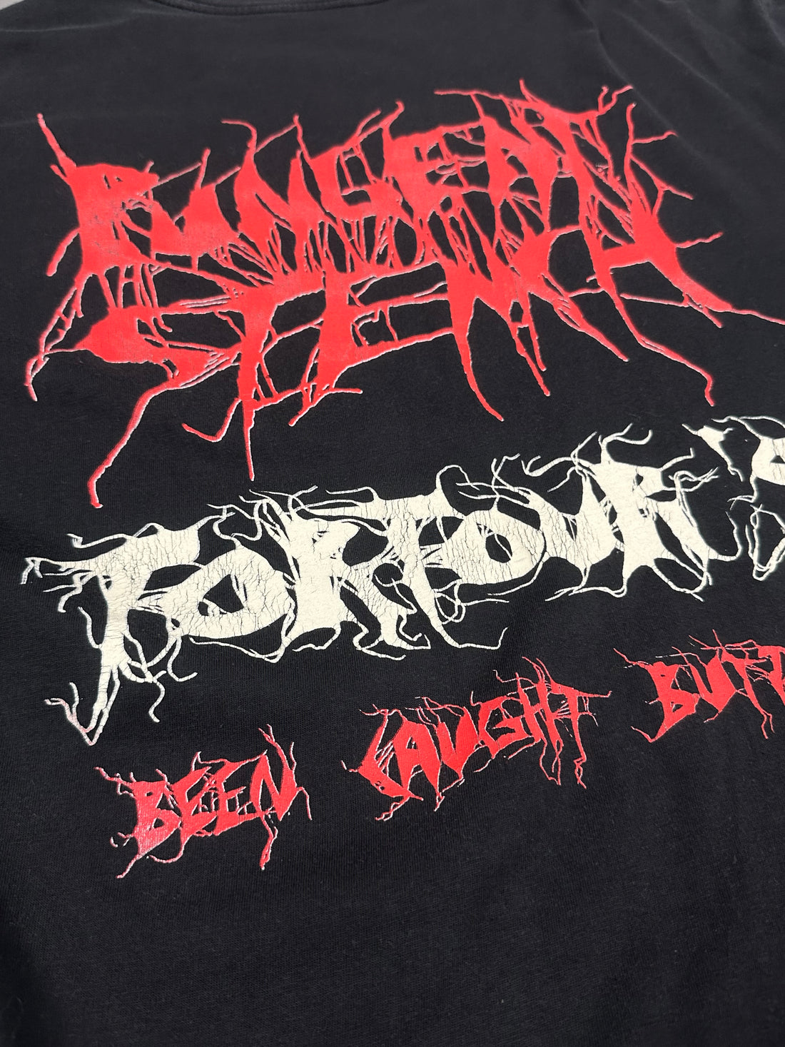 Vintage 1991 Pungent Stench Been Caught Buttering T-Shirt