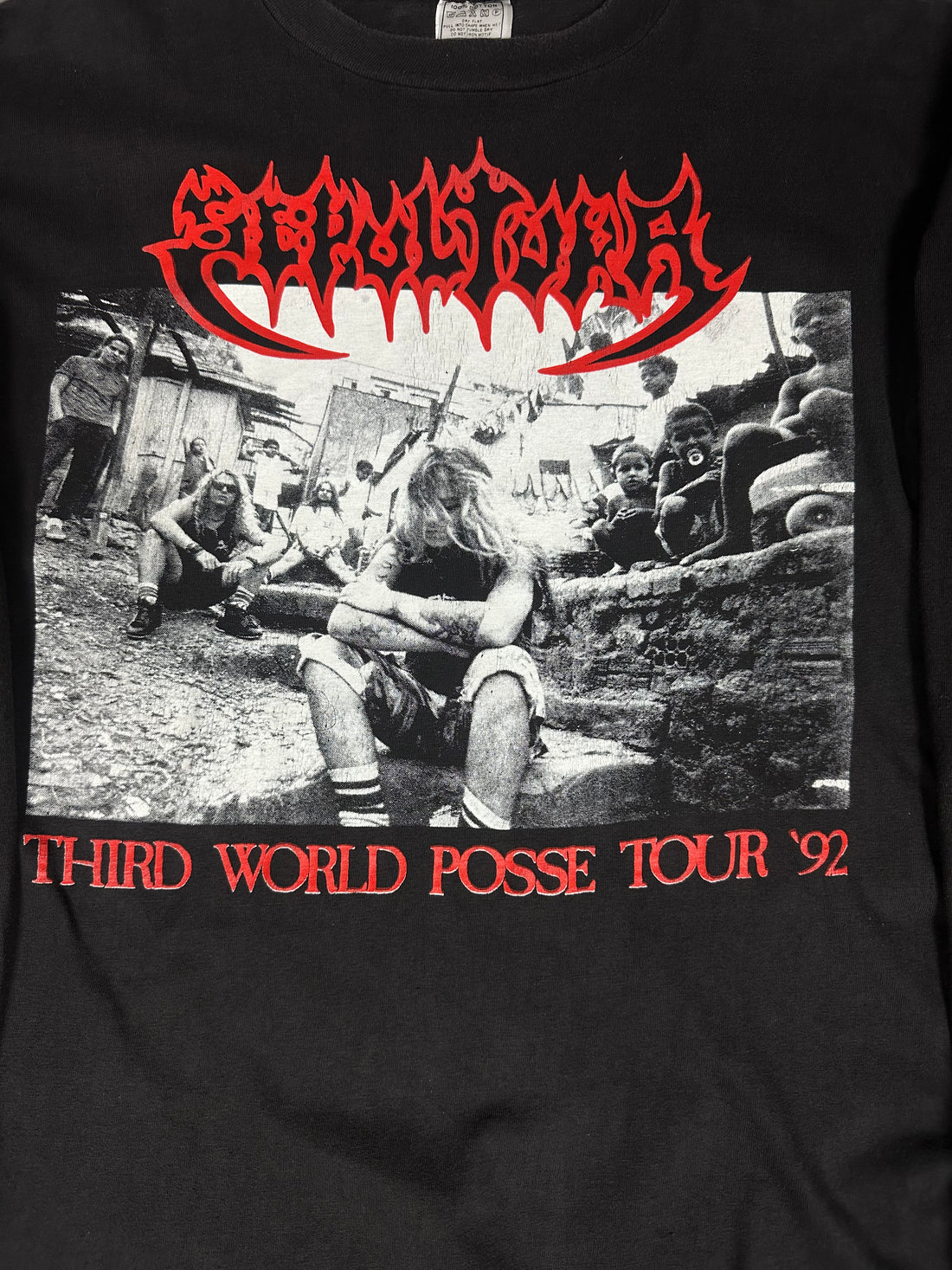 Vintage 1992 Sepultura Third World Posse Longsleeve