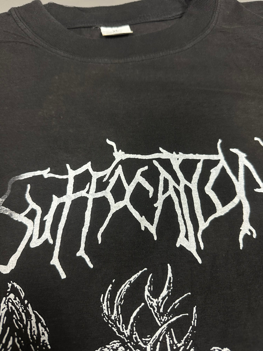 Vintage 1990s Suffocation Bootleg T-Shirt
