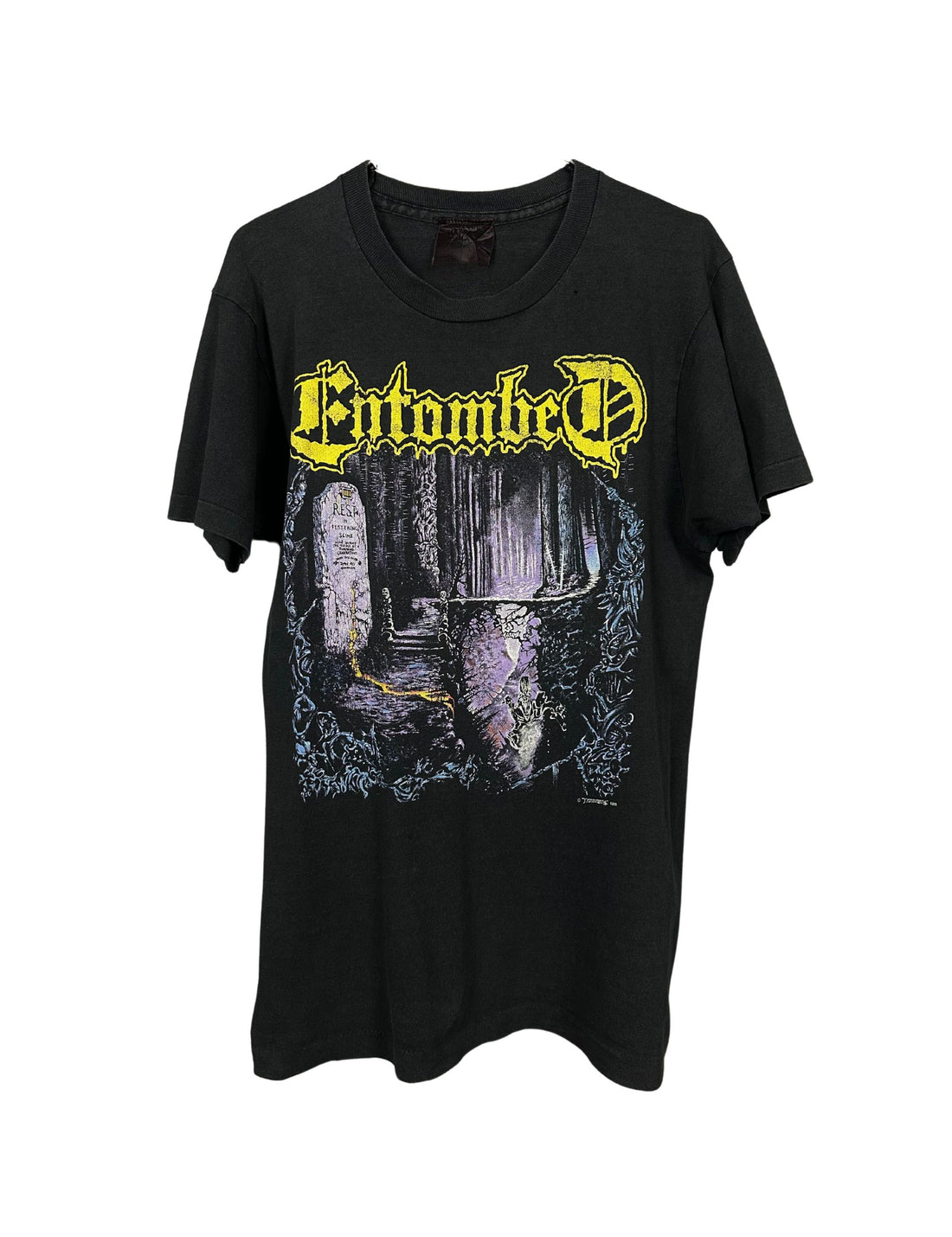 Entombed 1990 Left Hand Path Vintage T-Shirt