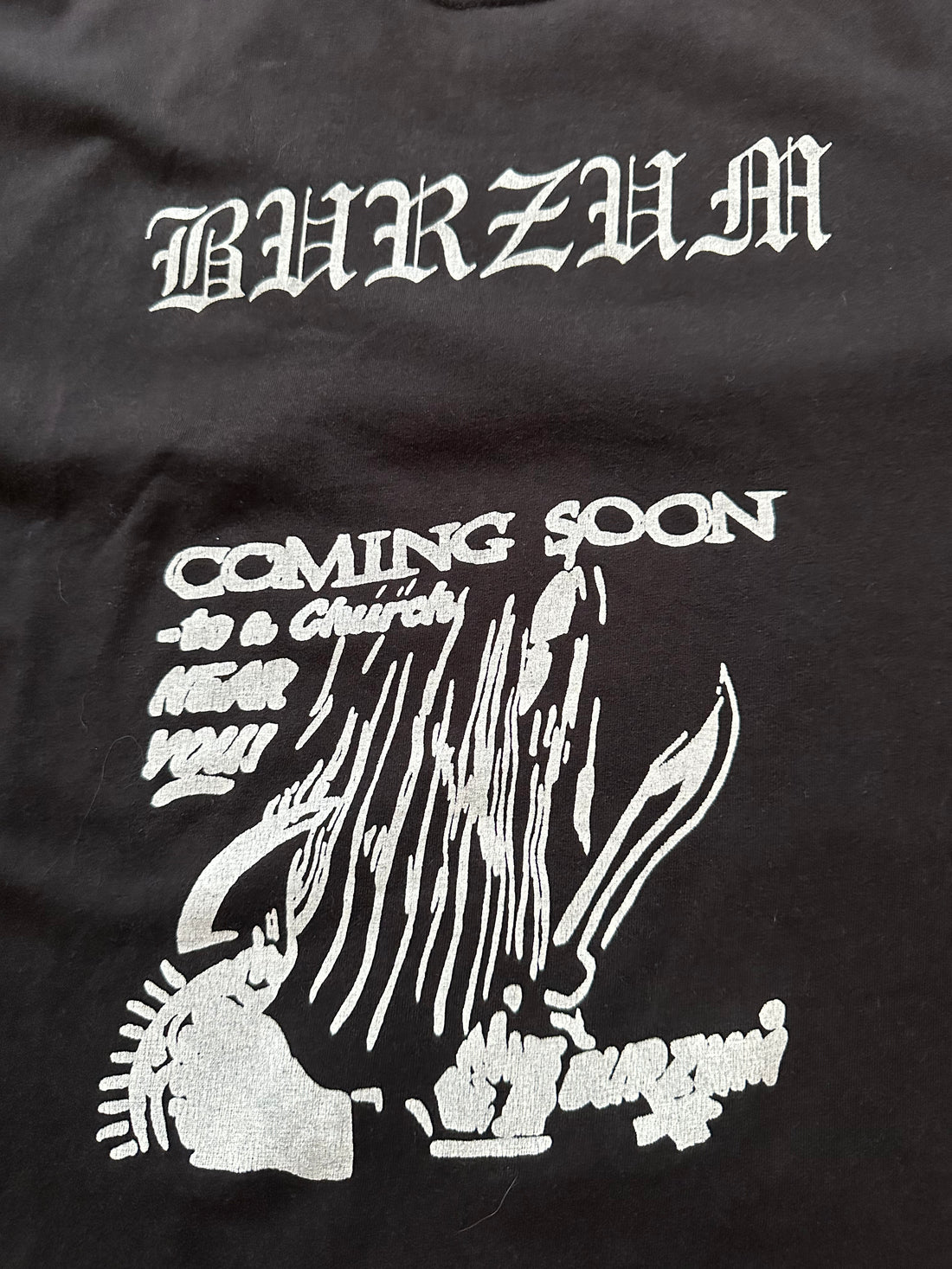 Vintage 2002 Burzum Church T-Shirt