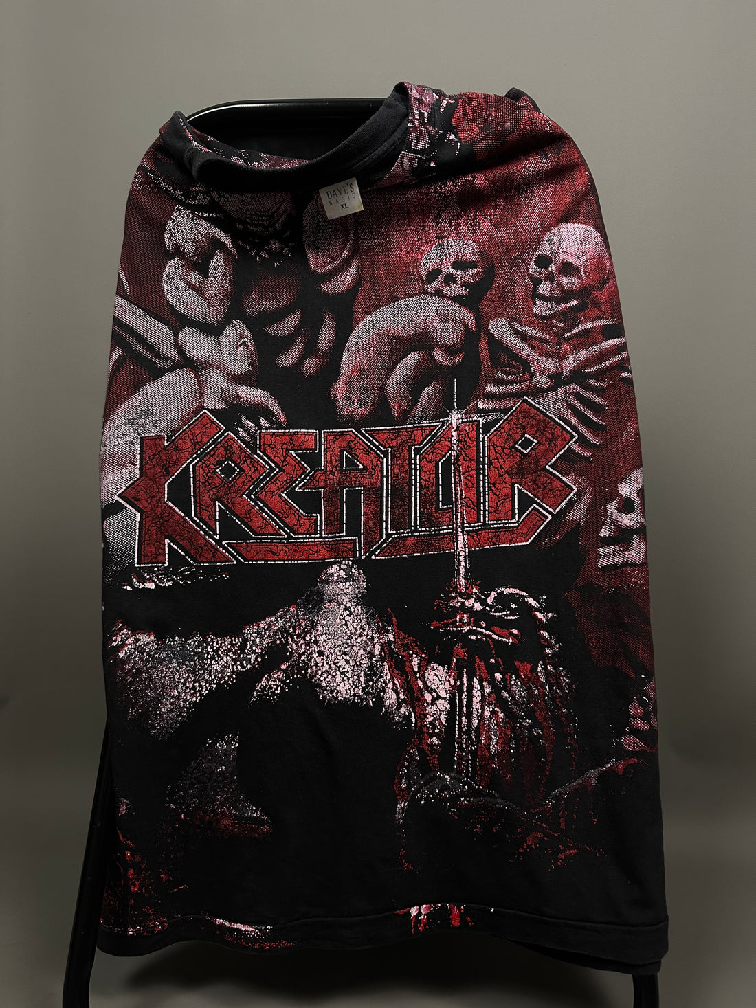 Kreator 1990 Pleasure To Kill Vintage All Over Print T-Shirt