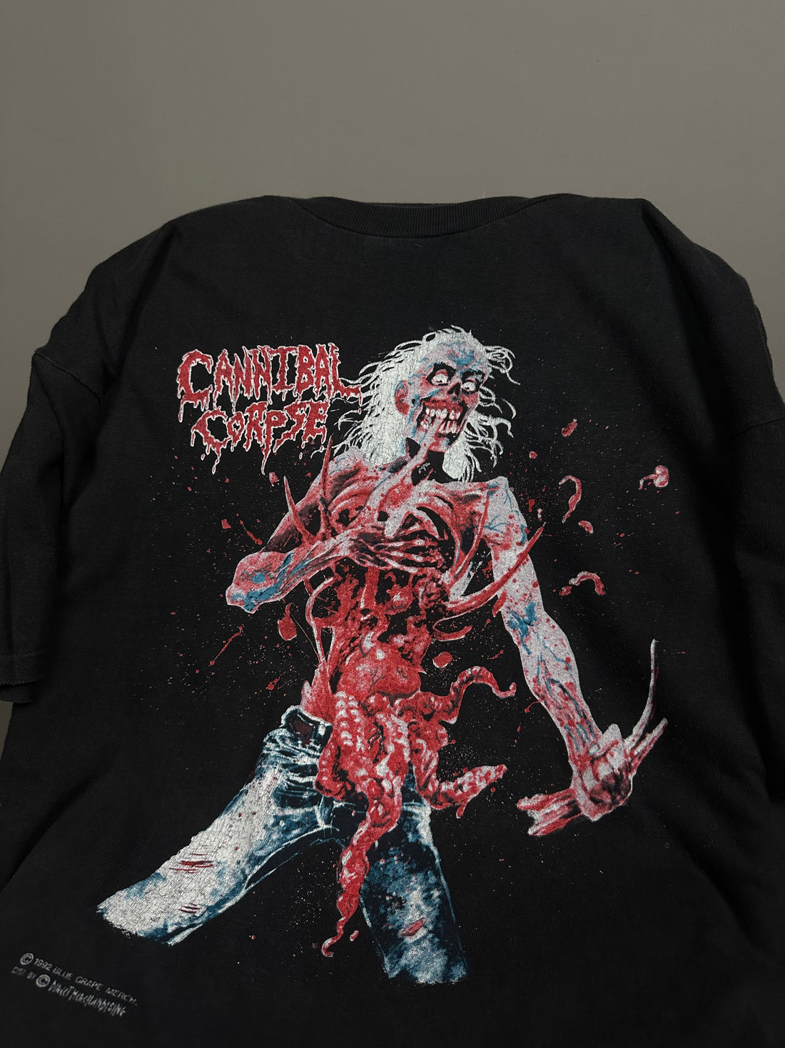 Vintage 1992 Cannibal Corpse Eaten Back To Life T-Shirt