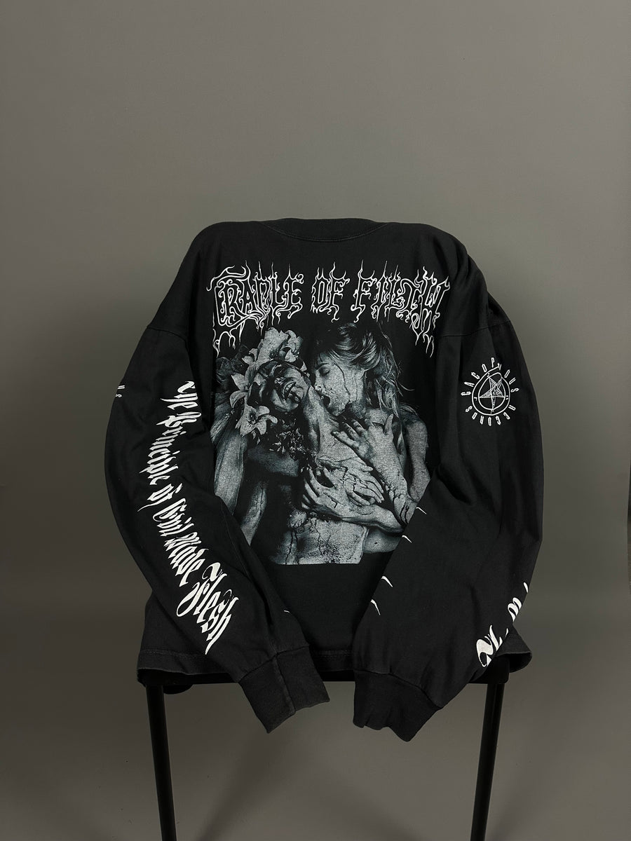 Vintage 1996 Cradle of Filth Vampyric Evil Cacophonous Longsleeve