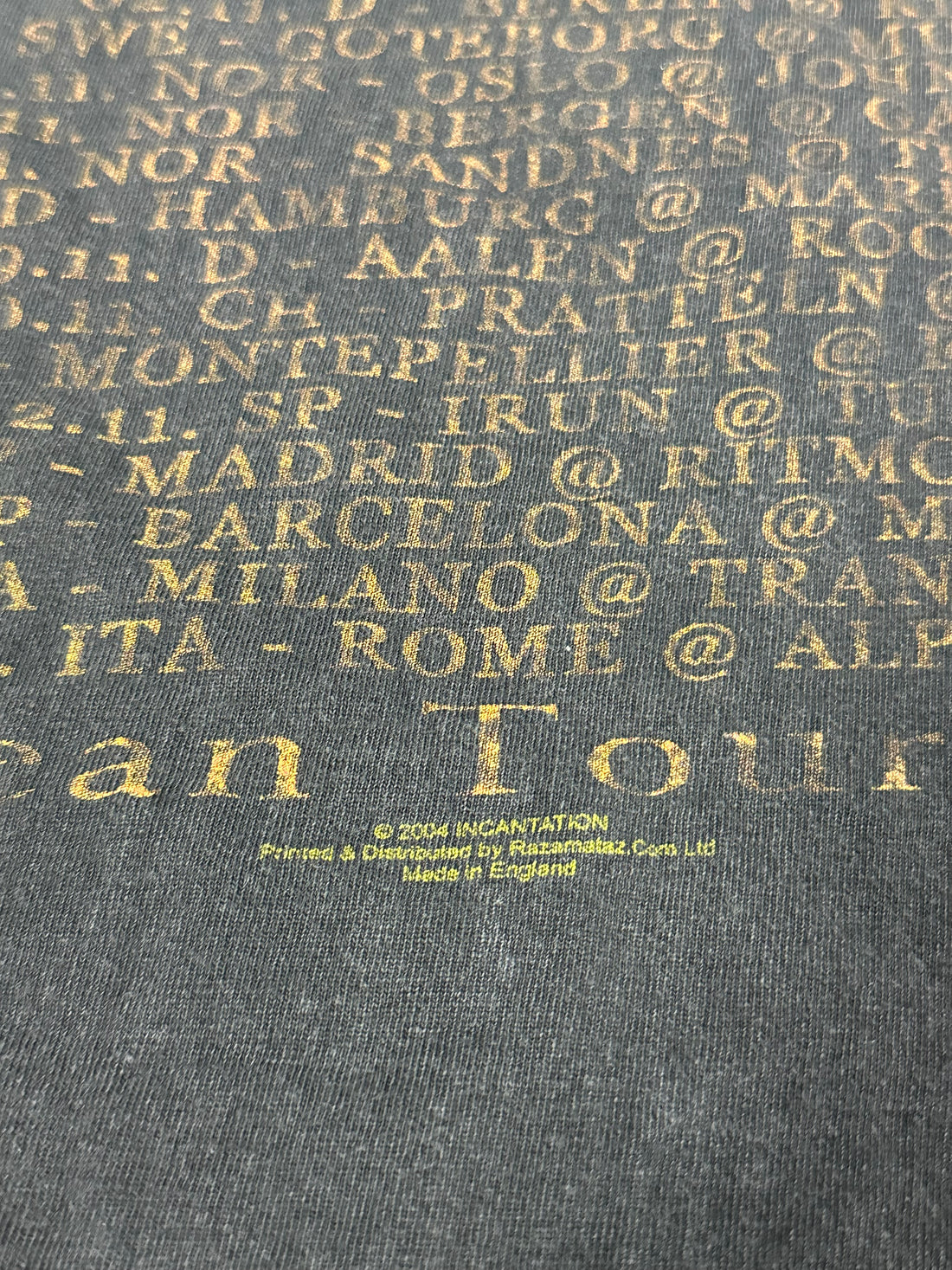 Vintage 2004 Incantation Tour Longsleeve