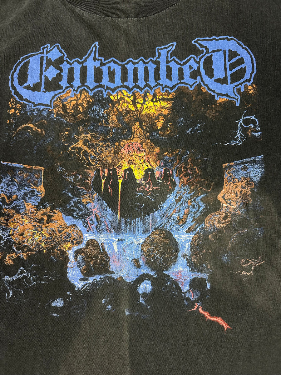 Vintage 1991 Entombed Clandestine T-Shirt