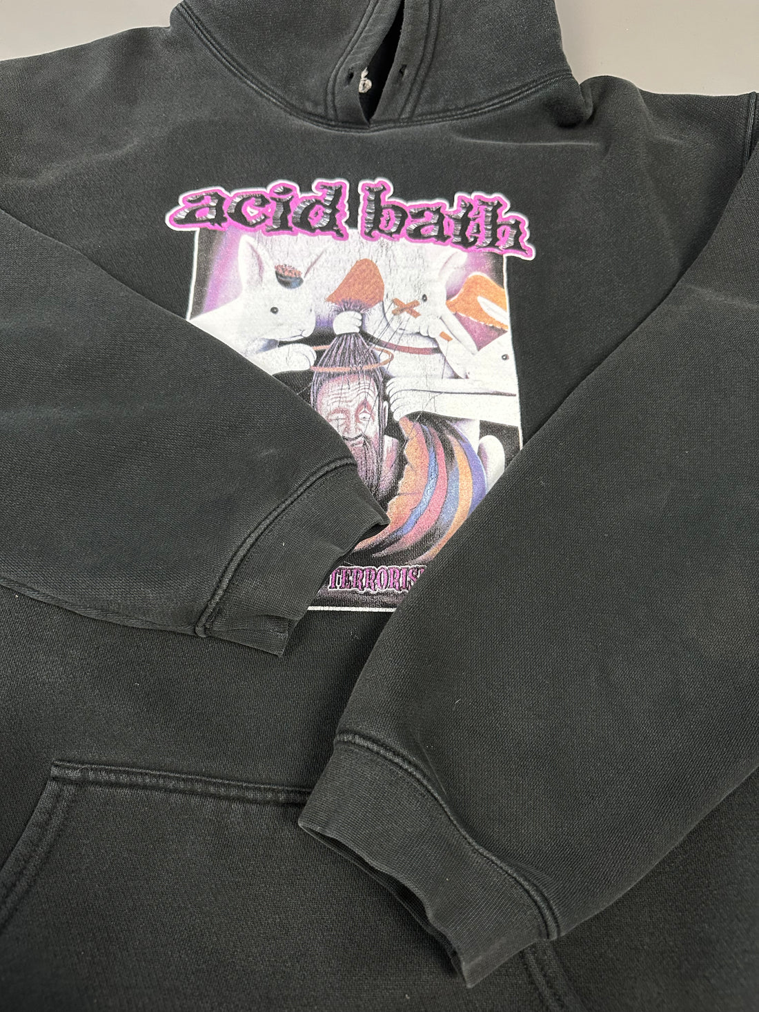 Vintage 1996 Acid Bath Paegan Terrorism Tactics Sweatshirt